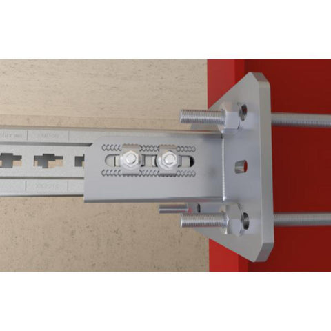 Skinnefot FMSF, elforzinket, FMS skinnesystem, fischer