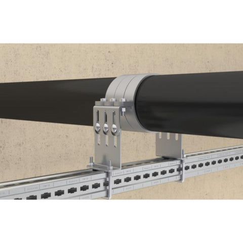 Fastpunkt FMFS, varmforzinket, FMS skinnesystem, fischer