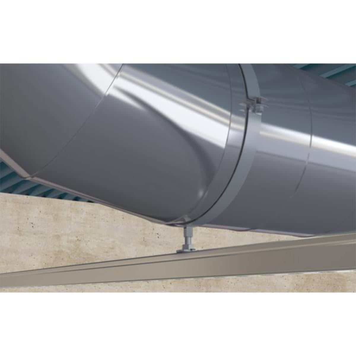 Ventilasjonklammer LGSN u/dempegummi, ELZ, fischer