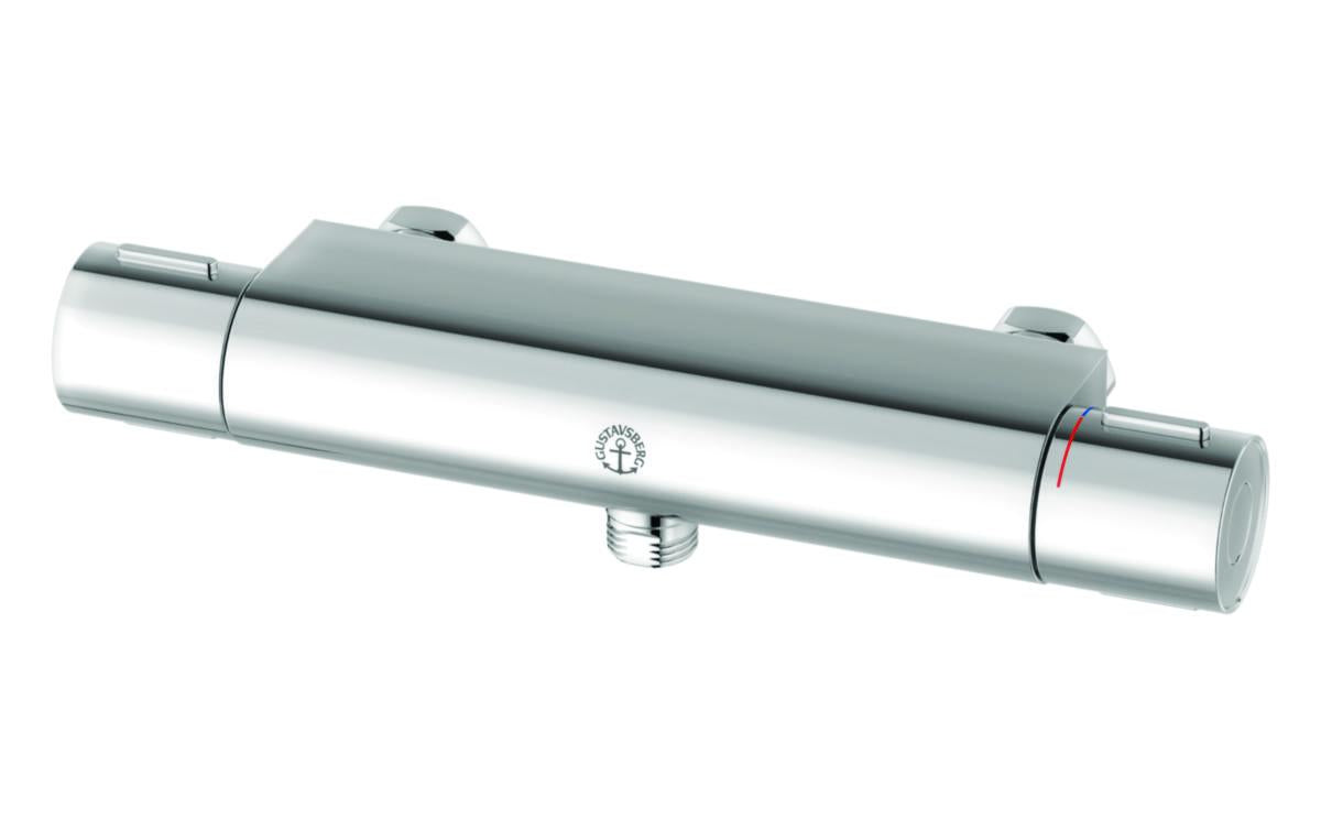 Dusjbatteri Nye Nautic termostat med utløp ned, Gustavsberg - Villeroy & Boch