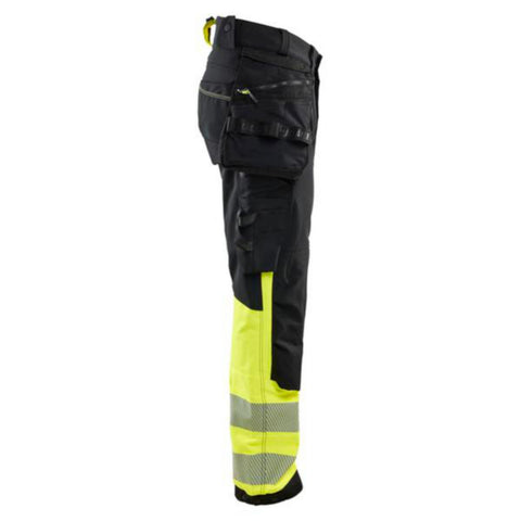 Håndverksbukse 4X Blåkläder 1125 HiVis kl.1