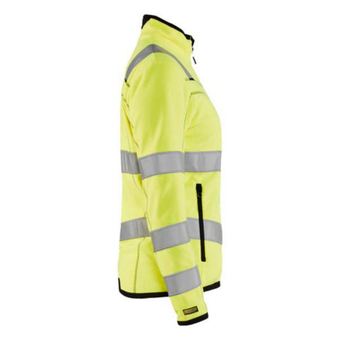 Microfleecejakke dame Blåkläder 4966 HiVis kl.3