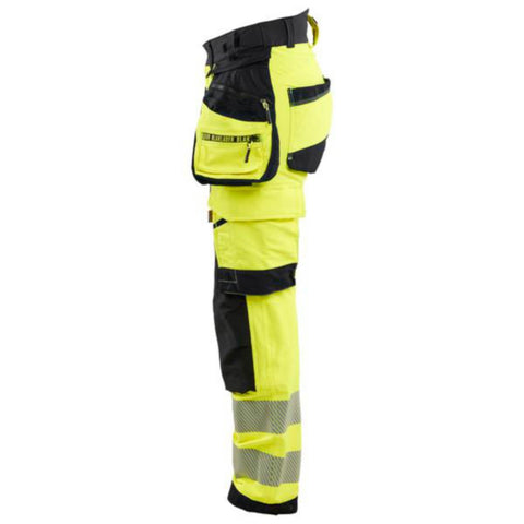 Håndverksbukse dame Blåkläder 7022 HiVis kl.2