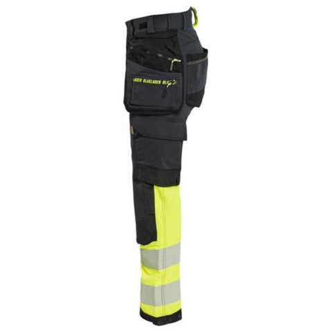 Håndverksbukse dame Blåkläder 7025 HiVis kl.1