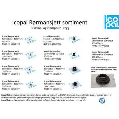 BMI Rørmansjett selvklebende - Icopal