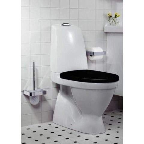 Klosettsete Nautic hardt, svart - Villeroy & Boch
