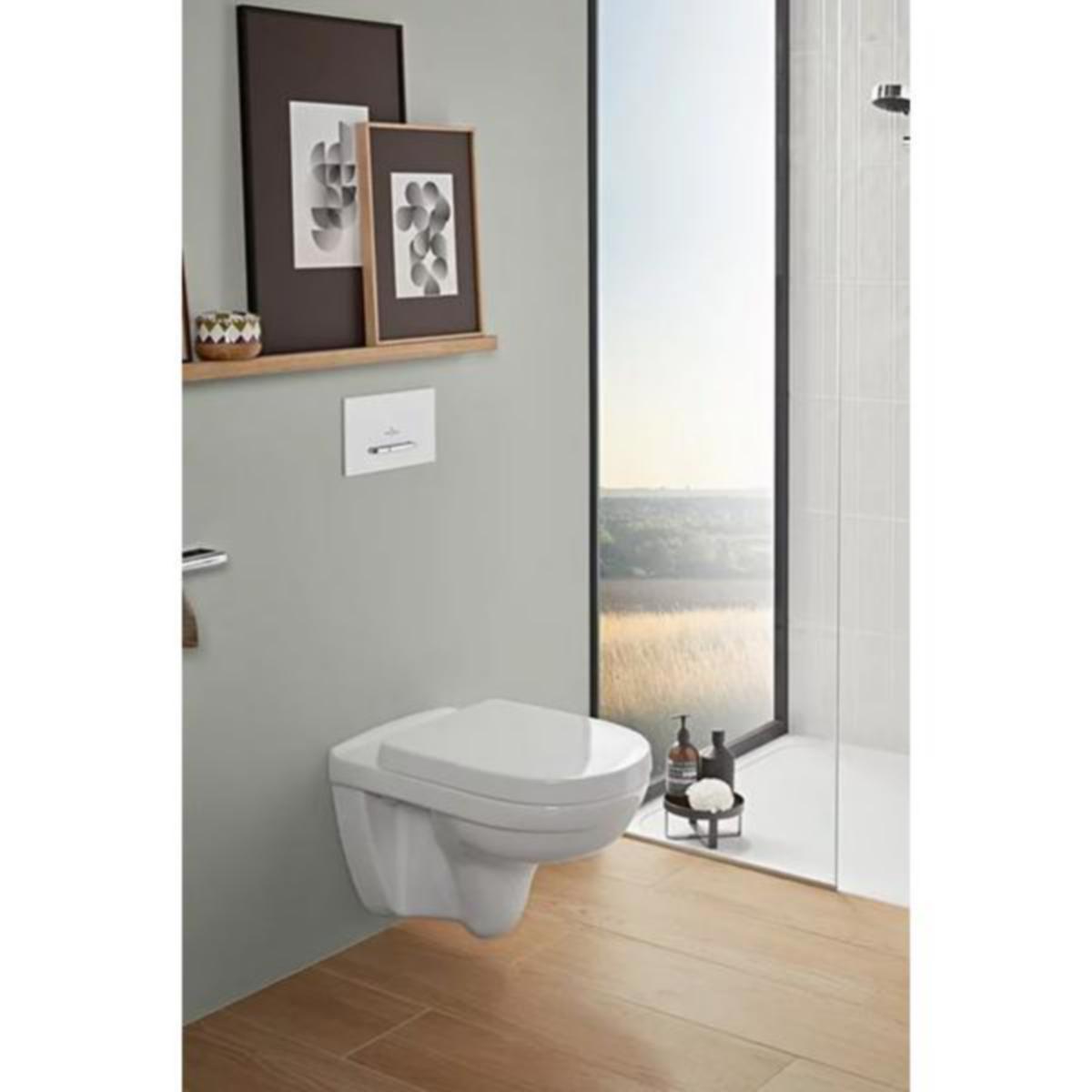 Klosettsete O`Novo med soft close og quick-release - Villeroy & Boch