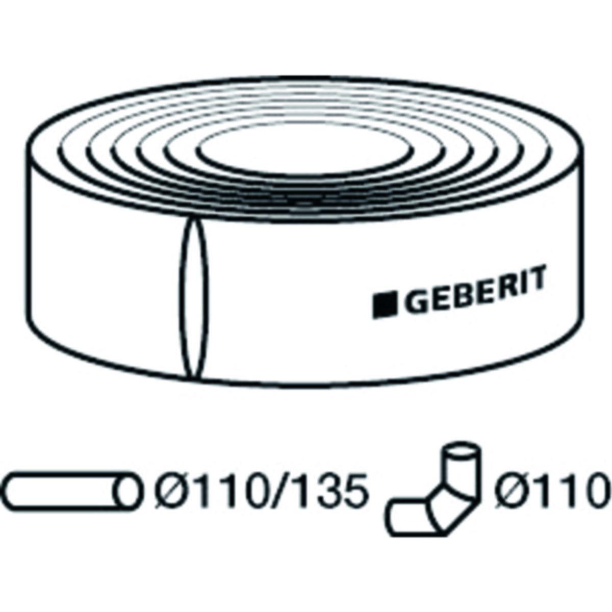 Avløpsrør deler PEH - Geberit