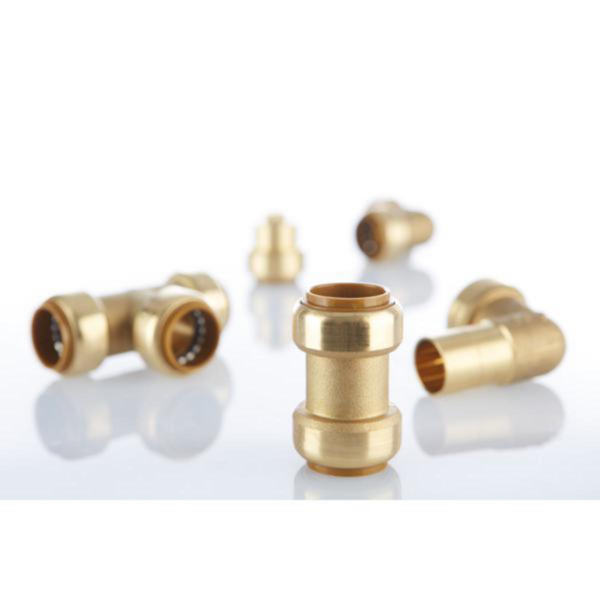 T-rør Tectite Classic, forkrommet - Raufoss Water and Gas