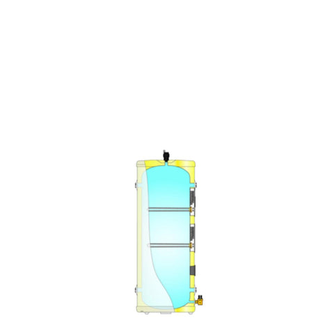 Akkumulatortank Accu Standard AS 100 med el. spisslast, Oso
