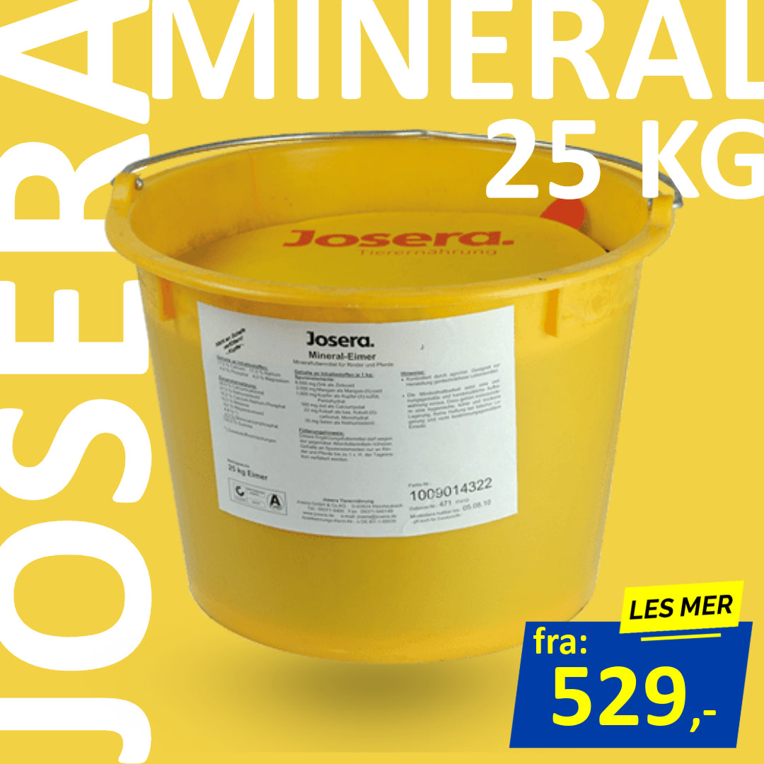 Josera Mineralbøtte Plus, 25 Kg