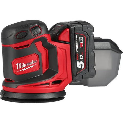Eksentersliper M18 BOS125-0 Milwaukee 18V solo Ø125mm (648072)