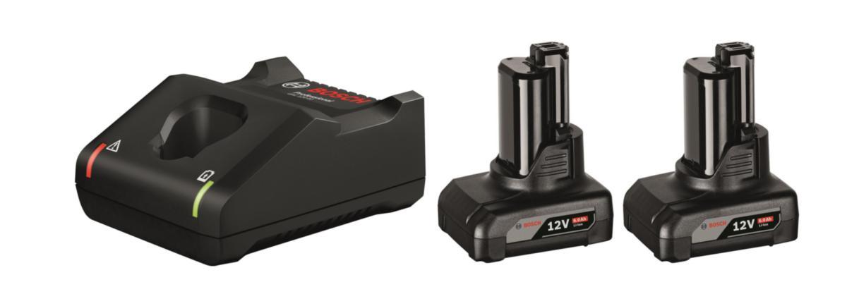 Batterisett Bosch 12V 2x6.0Ah