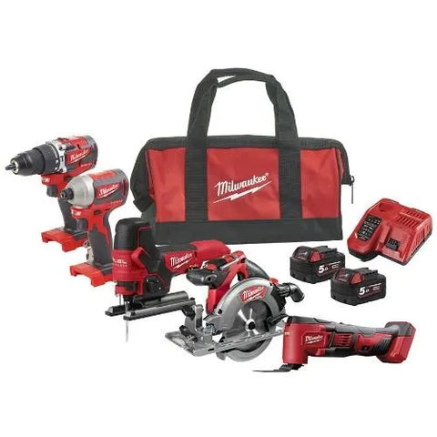 Kombipakke M18 FPP5K-502B Milwaukee 18V