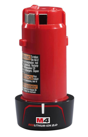 Batteri Milwaukee M4 B2 4V 2.0Ah