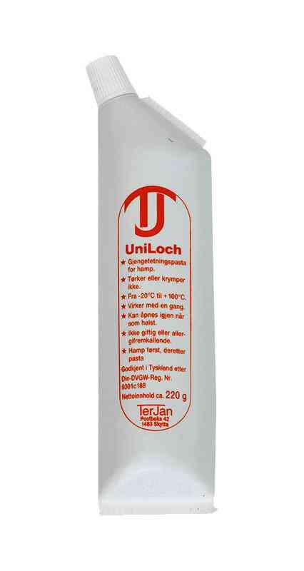 Hampepasta Uniloch tube, Terjan 220g  (9507711)