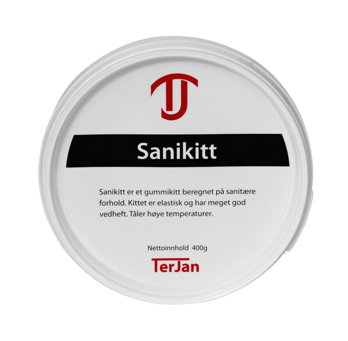 Gummikitt, Terjan
