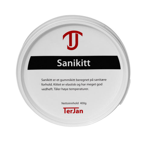 Gummikitt, Terjan