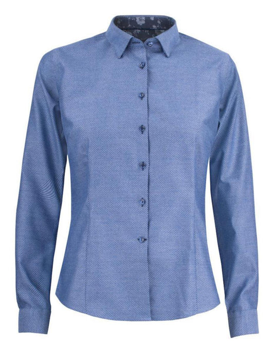 Skjorte dame J.H&F Purple Bow 144 Indigo - J.Harvest & Frost