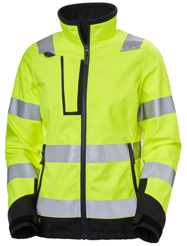 Softshelljakke dame HH Alna 2.0 HiVis kl.2 - Helly Hansen