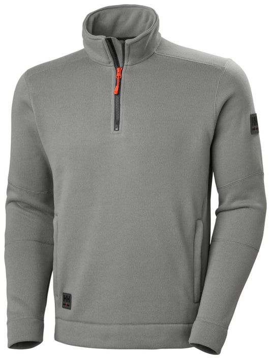 Fleecegenser strikket zip HH Kensington