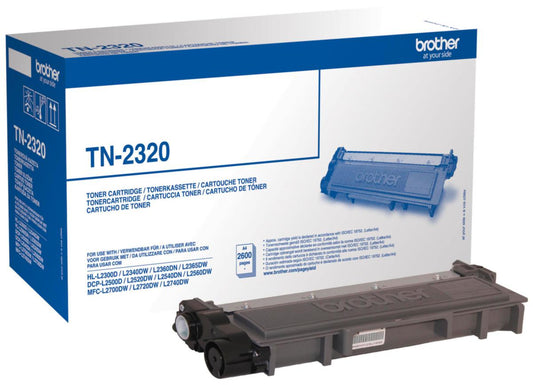 Toner Brother TN2320 2.6K Svart
