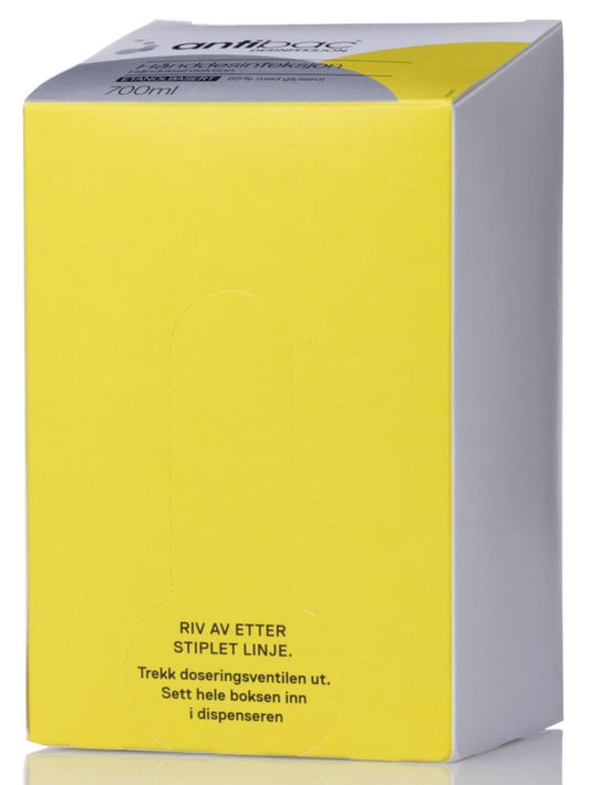 Hånddesinfeksjon 85% Antibac® - 700 ml Bag in Box