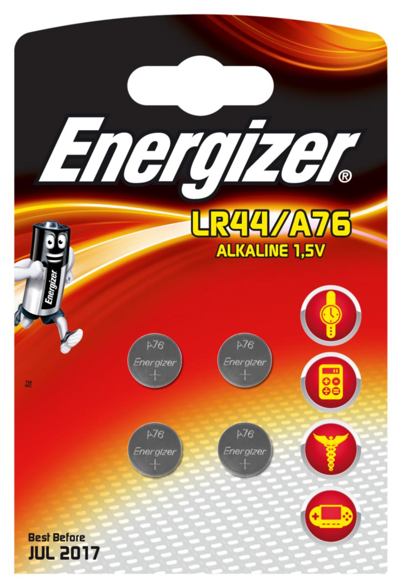 Batteri Energizer ALK LR44/A76 BP4
