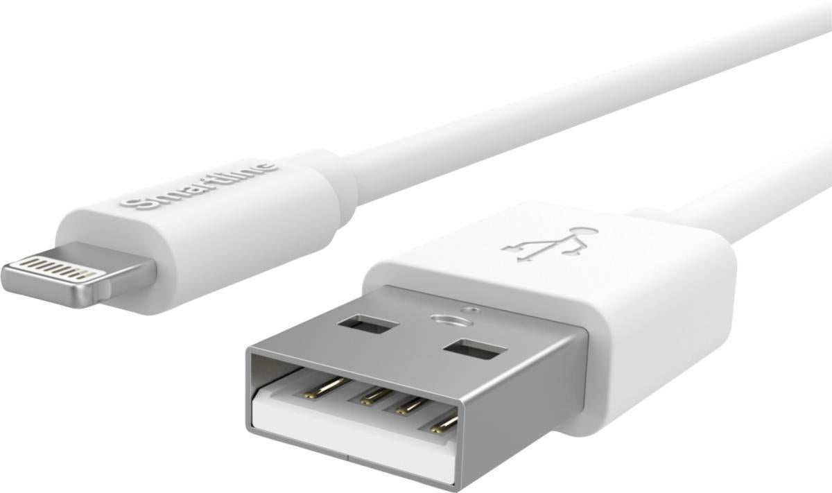 Ladekabel, USB-A til Lightning - Smartline