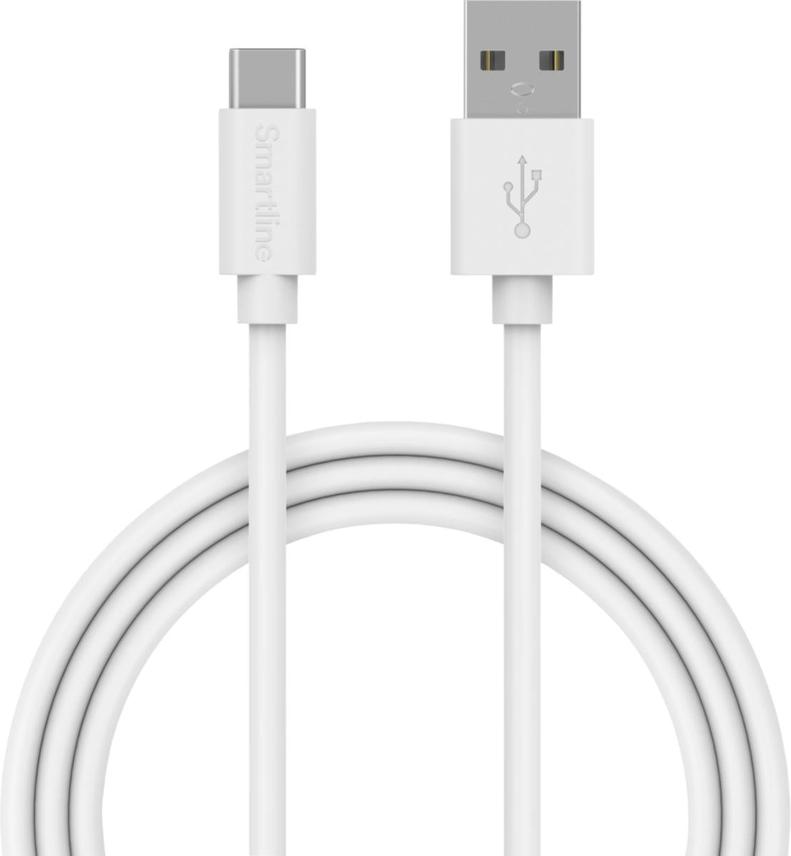 Ladekabel, USB-A til USB-C - Smartline