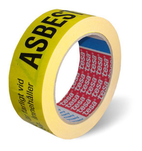 Varseltape "Asbest" Tesa 6124