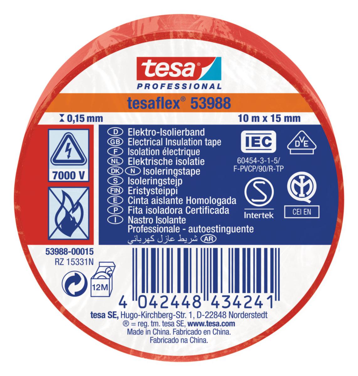 El- / Isolasjonstape Tesa 53988