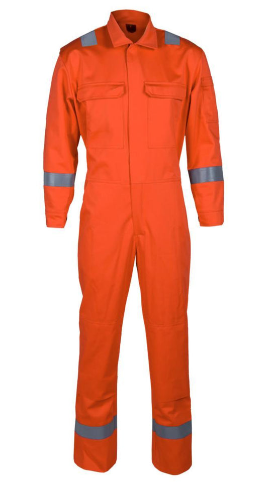 Kjeledress BS Offshore med knapper Oransje - Bekken & Strøm