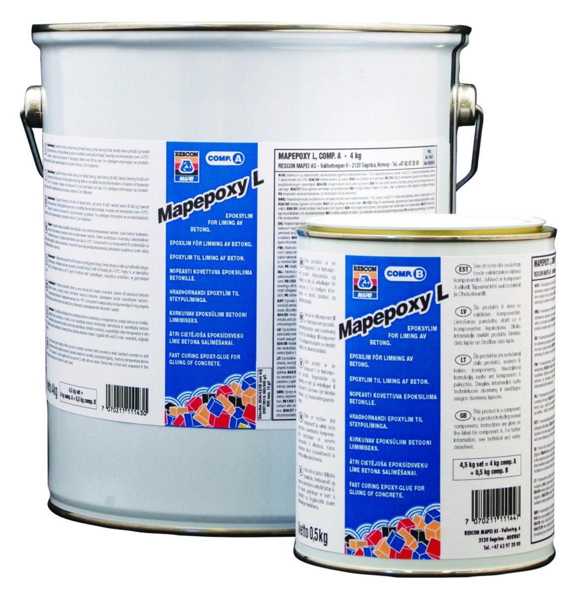 Betonglim Mapei Mapepoxy L 4.5 kg