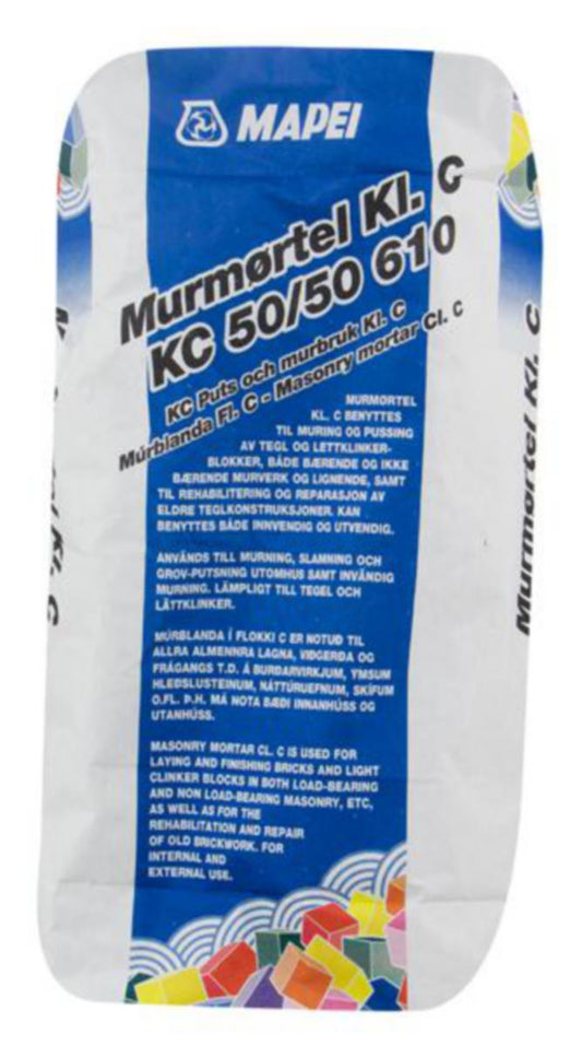 Murmørtel Mapei kl.C KC 50/50/610