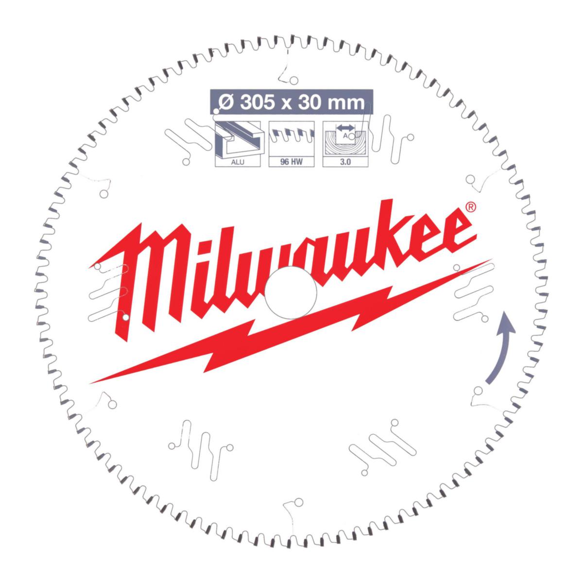 Sirkelsagblad Milwaukee Alu CSB