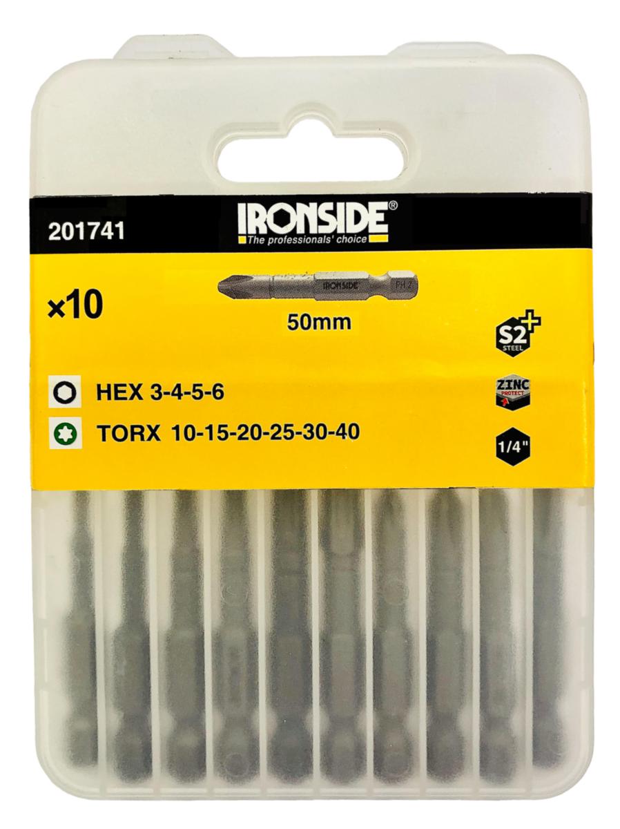 Bitssett Ironside Torx/Sekskant