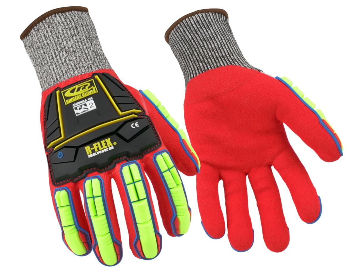 Impacthanske nitril Ringers® R-068 slag og Cut F - Ansell