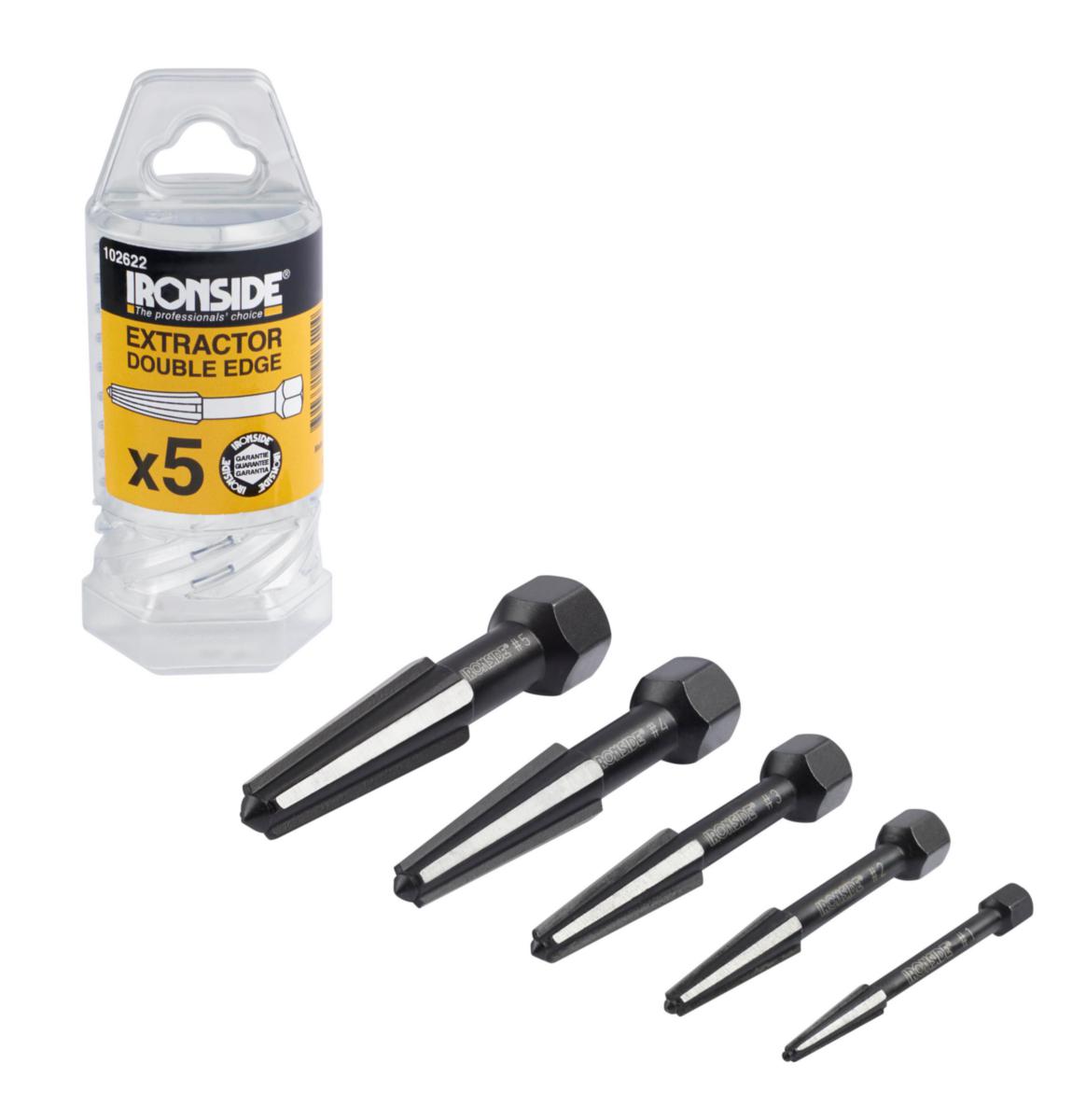 Skrueavtrekkersett Ironside Nr1-5 M5-M20