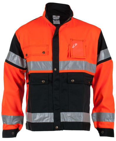 Jakke BS Dokka HiVis kl.2