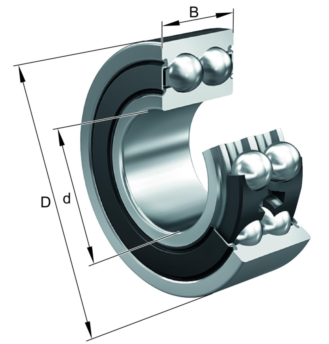 Vinkelkontaktkulelager FAG 33