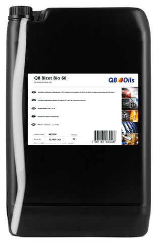 Sagkjedeolje Q8 Bizet Bio ISO VG 68 - Q8Oils