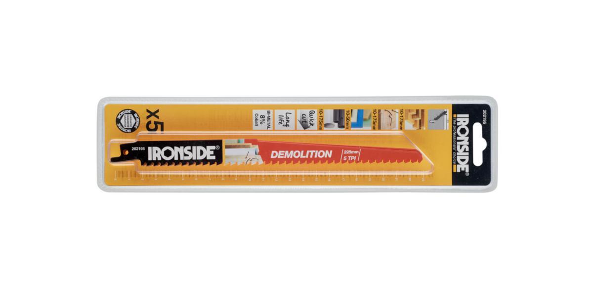 Bajonettsagblad Ironside Tre/Plast Demolition