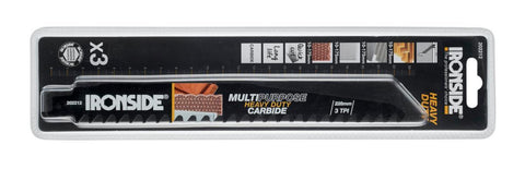 Bajonettsagblad Ironside Tre/Flis Karbid