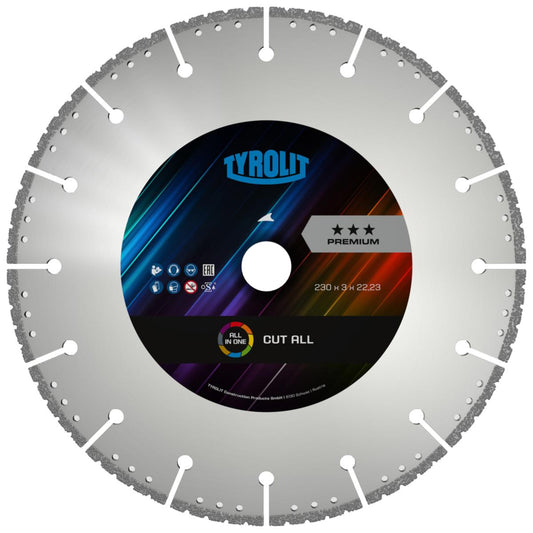 Diamantkappeskive Tyrolit Premium*** Cut-All