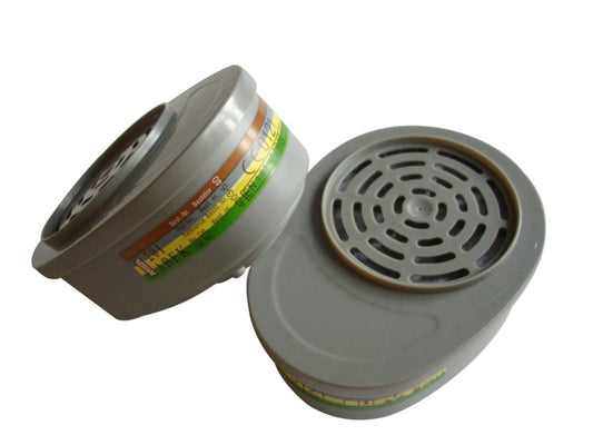 Gass-, partikkel- og kombinasjonsmasker MSA Advantage halvmasker