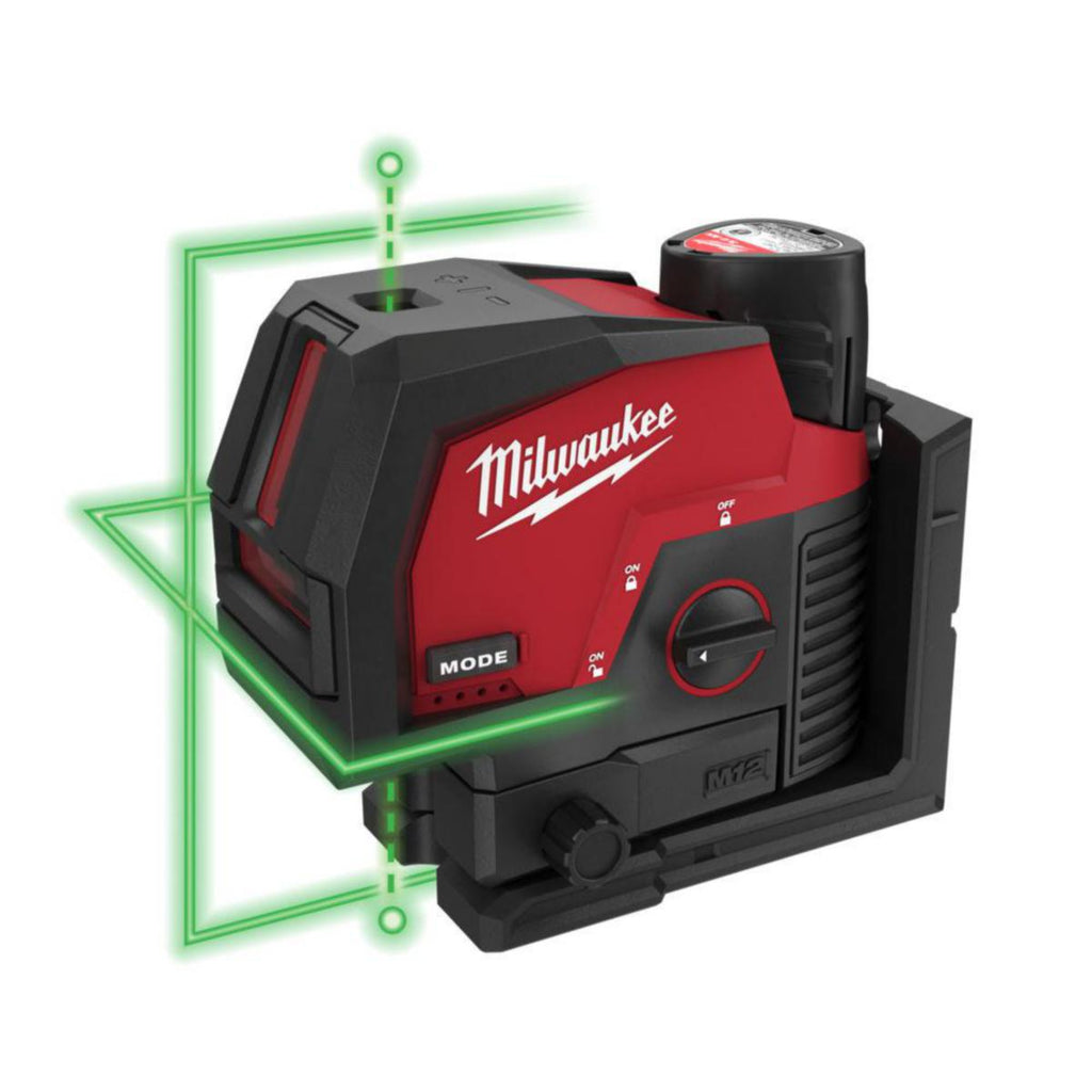 Krysslaser Milwaukee M12 CLLP-301C
