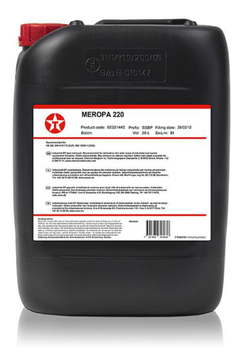 Gearolje Texaco Meropa 220