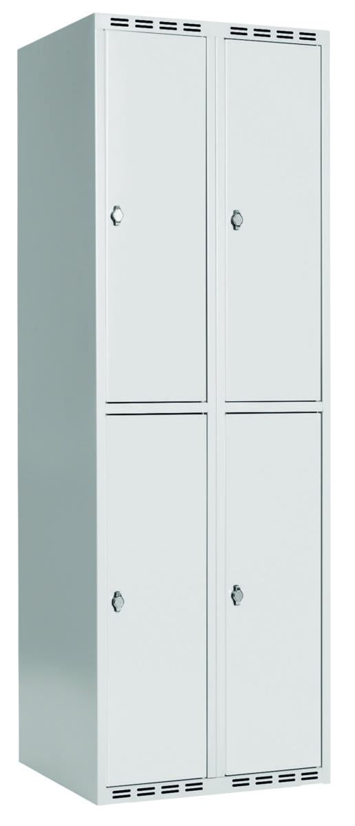 Garderobeskap SM75045 2x3 Rett tak