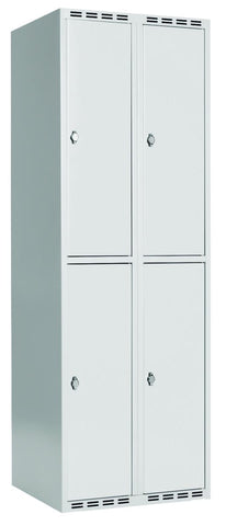 Garderobeskap SM75045 2x3 Rett tak